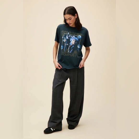 NWT DAYDREAMER STEVIE NICKS GOLD DUST WOMAN WEEKEND TEE, BLACK, VARIOUS SIZES - Picture 4 of 4